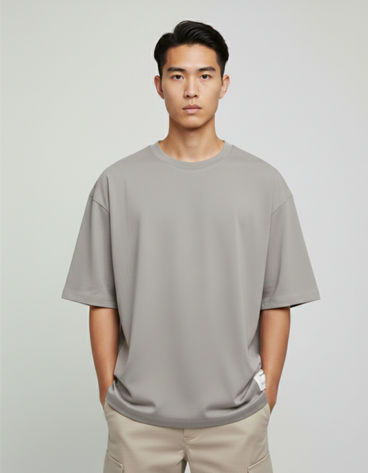Pull&Bear Heavyweight tshirt-Sage green