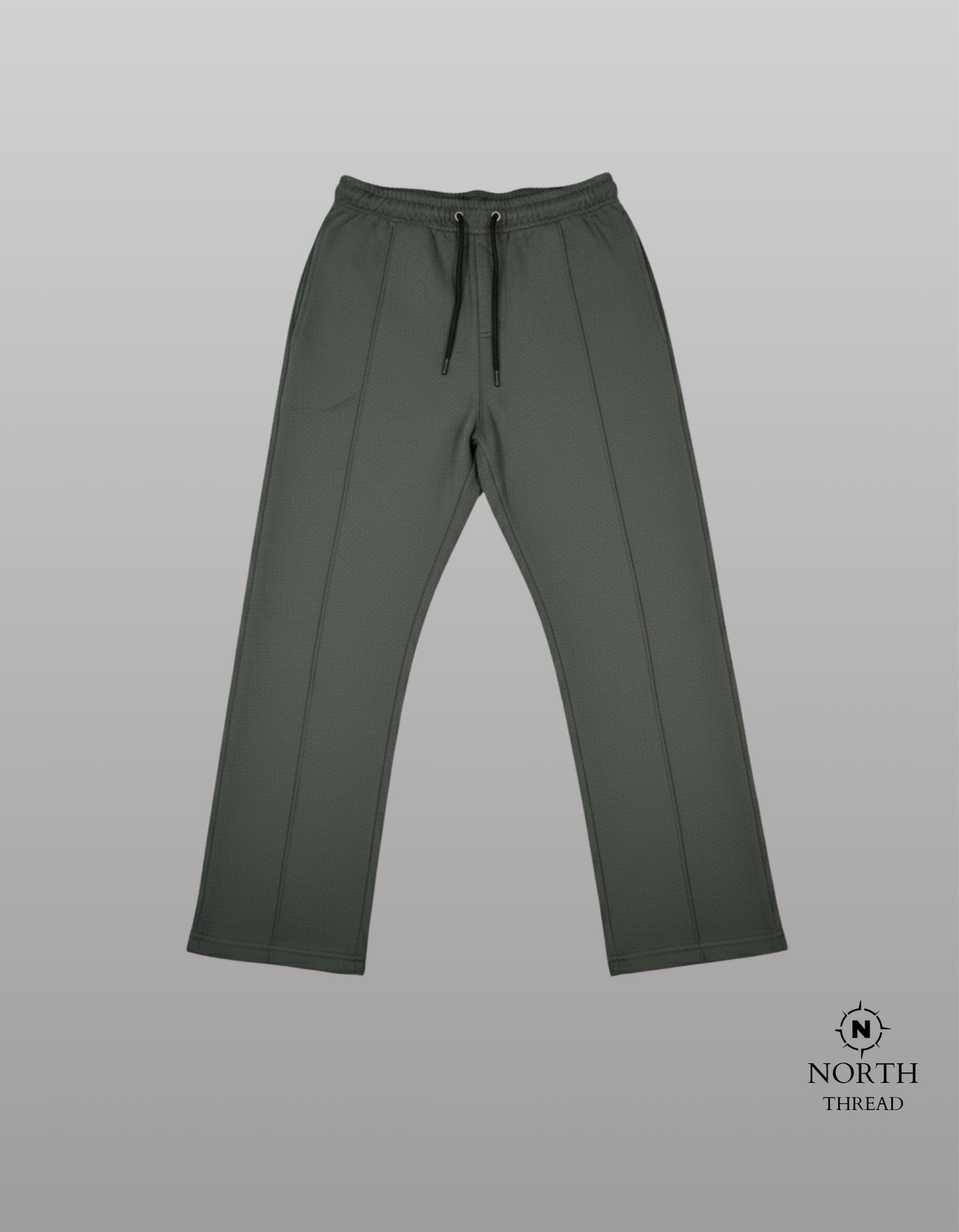 Bershka Heavyweight trouser-Olive